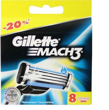 Gillette Mach3 Wymienne Wkłady Do Maszynki 8 szt.