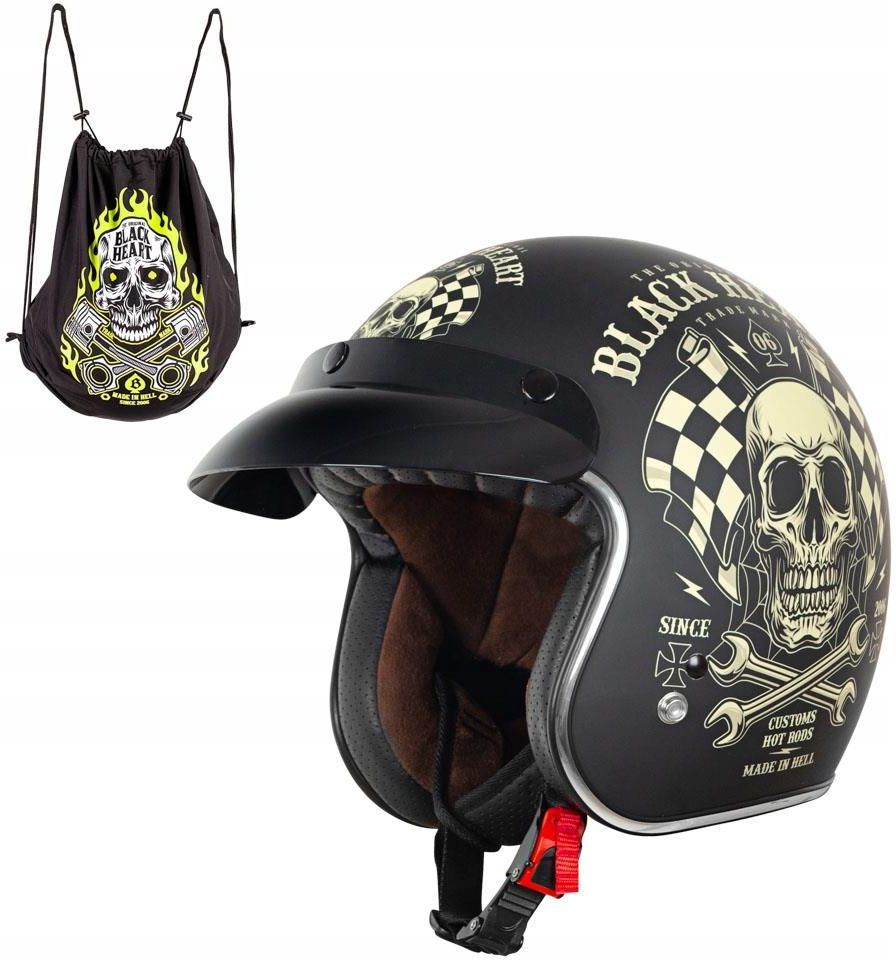 Kask motocyklowy otwarty chopper W-tec V541 Xs