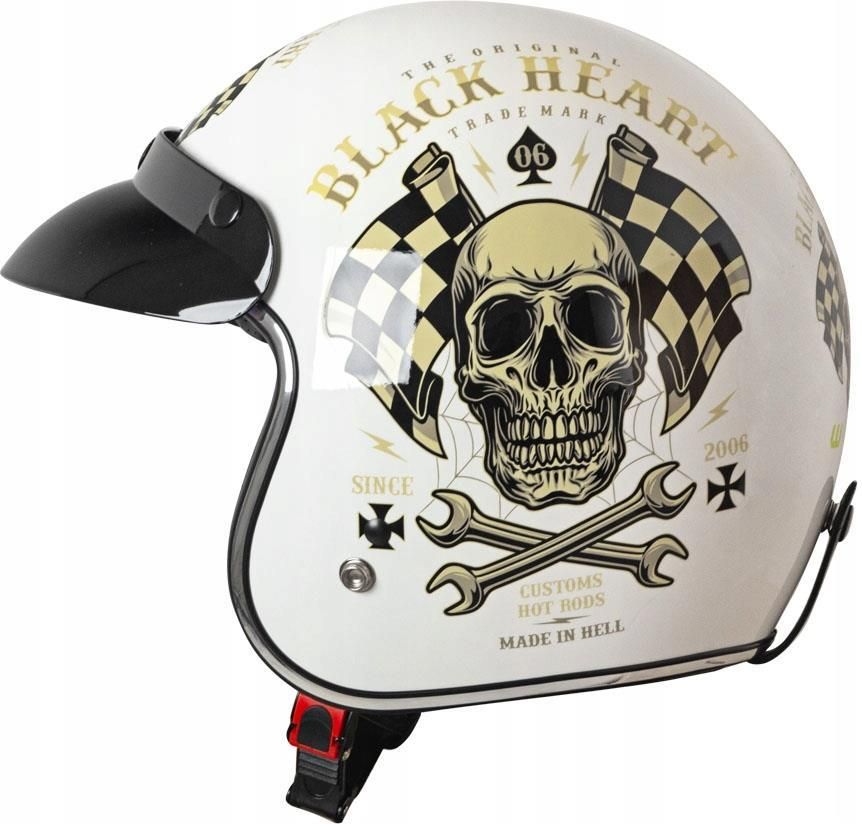 Kask motocyklowy otwarty chopper W-tec V541 Xs - zdjęcie 2 Kask motocyklowy otwarty chopper W-tec V541 Xs