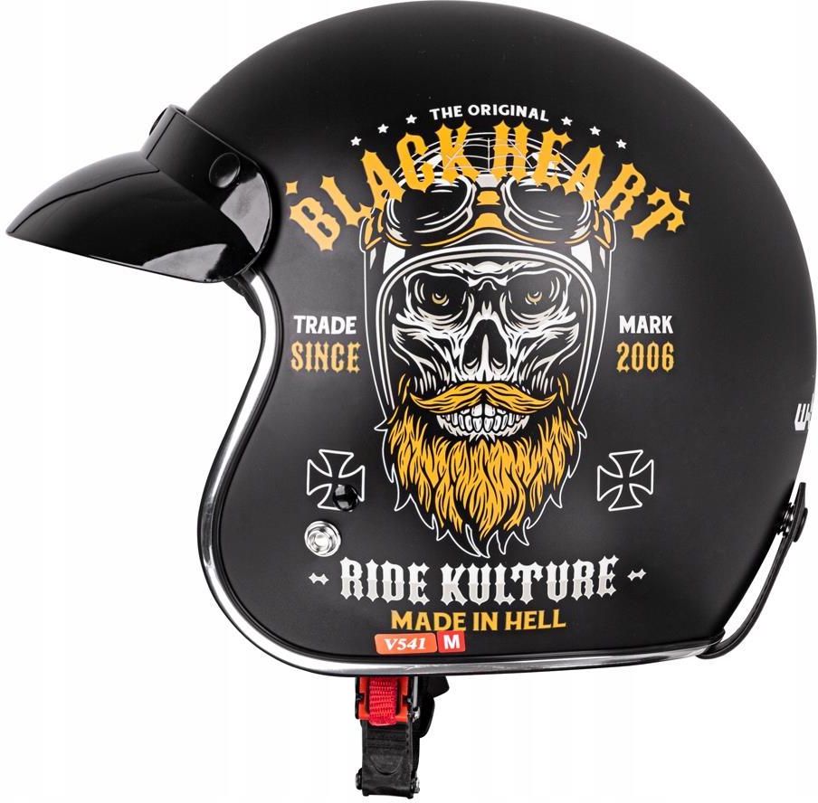 Kask motocyklowy otwarty chopper W-tec V541 Xs - zdjęcie 6 Kask motocyklowy otwarty chopper W-tec V541 Xs