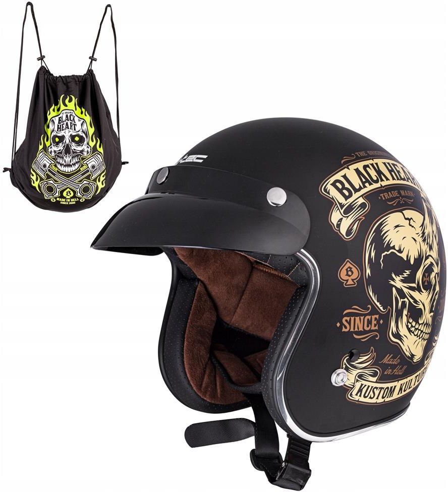 Kask motocyklowy otwarty chopper W-tec V541 Xs - zdjęcie 7 Kask motocyklowy otwarty chopper W-tec V541 Xs