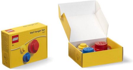 LEGO Zestaw trzech wieszaków czerwony żółty i niebieski 40161732