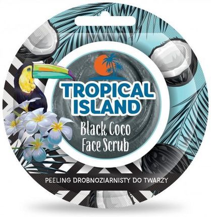 Marion Tropical Island Peeling Drobnoziarnisty Do Twarzy Kokos 8 g