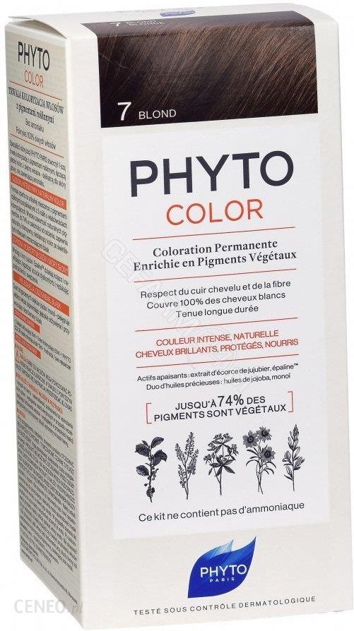 Phyto PhytoColor 7 Blond Farba do włosów blond 50ml + 50ml + 12ml