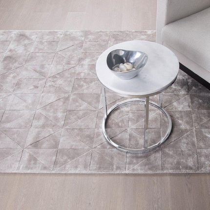 Carpet Decor Dywan Ręcznie Tkany Triango Silver 200x300 cm