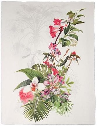 Estella Koc Premium Tropikalne Kwiaty 130X180 cm