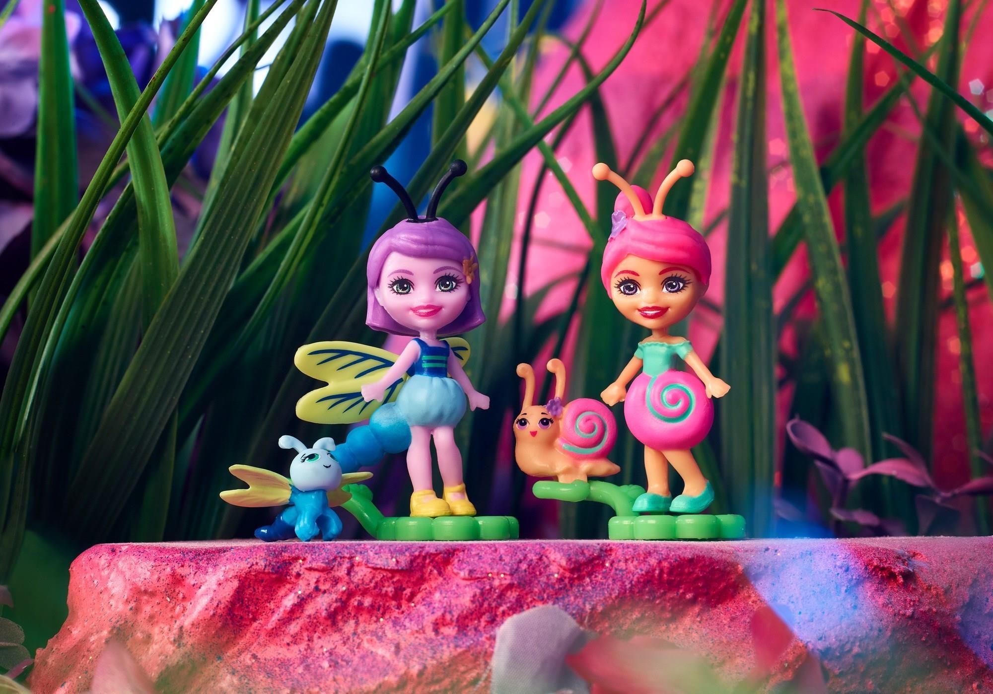 Mattel Enchantimals Figurki Małe Przyjaciółki Ślimak I Ważka Fxm89 ...