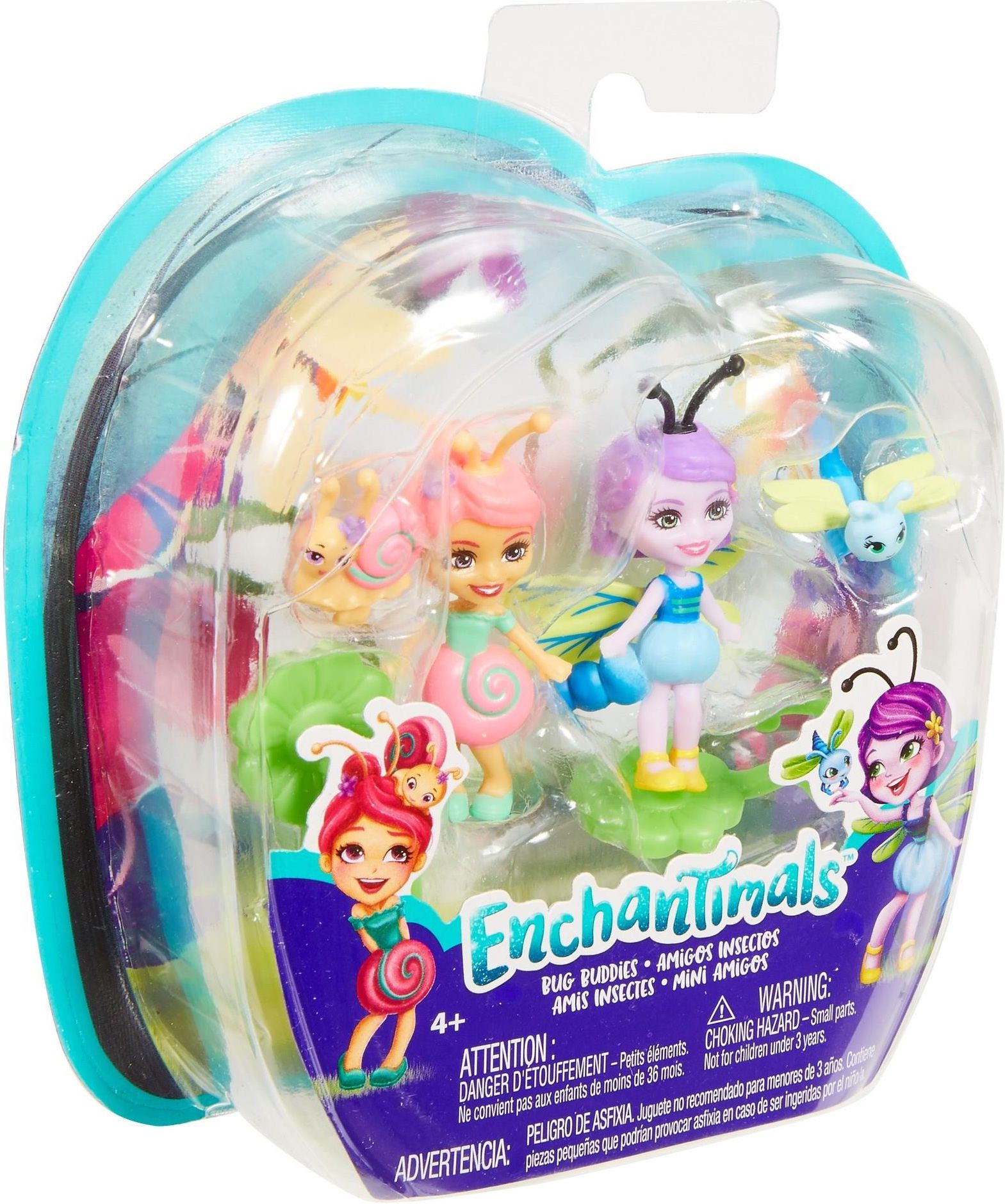 Mattel Enchantimals Figurki Małe Przyjaciółki Ślimak I Ważka Fxm89 ...