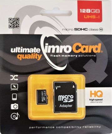 Imro microSDHC 128GB Class U1 (10128GUHSIADP)