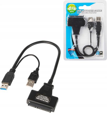 Kabel Adapter SATA 22 PIN USB 3.0 +USB 2.0 HDD SSD