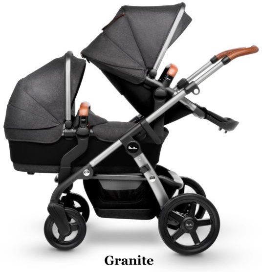 wave granite silver cross