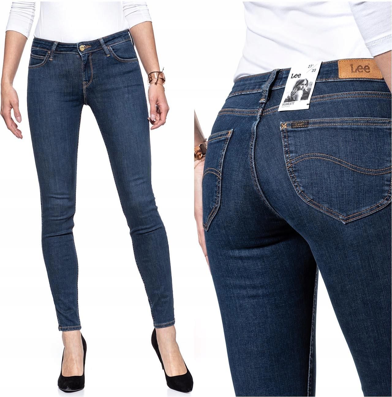 Lee Scarlett Spodnie Damskie Jeansowe Slim W29 L33 - Ceny I Opinie ...