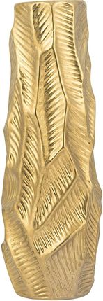 BELIANI Dekoracyjny wazon ceramiczny 37 cm ozdoba stołu złoty Zafar