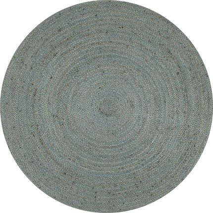 Ręcznie wykonany dywan z juty, okrągły, 90 cm, oli