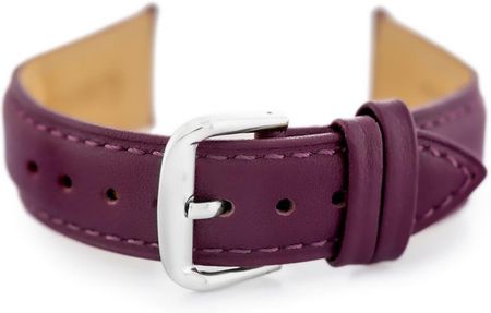 Pasek Skórzany Do Zegarka W94 Fioletowy 12Mm 