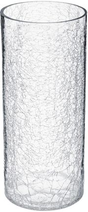 Atmosphera Wazon Szklany Motyw Pęknięcia Szkło Crackle 30 Cm (114846)