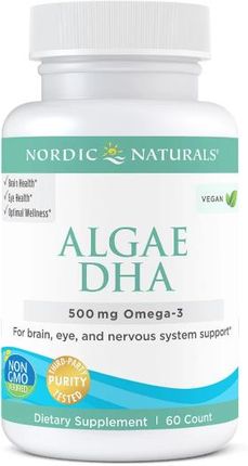 Nordic Naturals Algae - Omega 3 Dha 500 Mg 60 Kaps