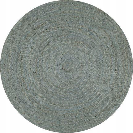 Ręcznie wykonany dywan z juty, okrągły, 120 cm, ol