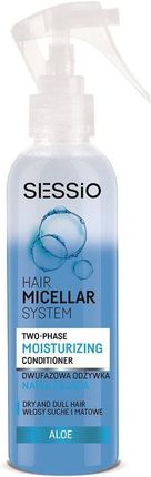 Sessio Hair Micellar System Two Phase Moisturizing Conditioner Dwufazowa Odżywka Nawilżająca Do Włosów Suchych i Puszących Się 200 g
