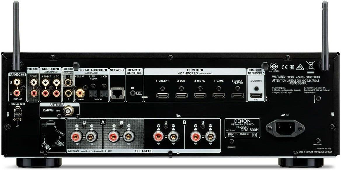 Denon DRA800H czarny - zdjęcie 2 Denon DRA800H czarny