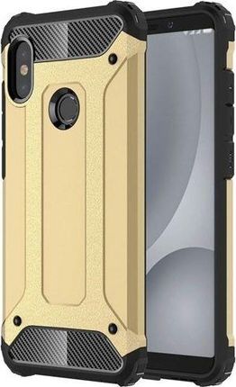 Case Etui Armor Złoty Xiaomi A2 Lite / Redmi 6 Pro