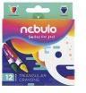 Zdjęcie Nebulo Kredki Świecowe Trójkątne 12 Kolorów - Leśna