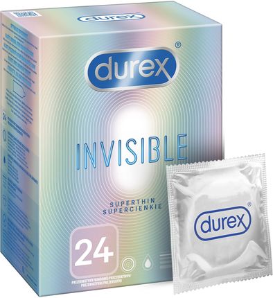 Durex prezerwatywy Invisible Supercienkie 24 szt.