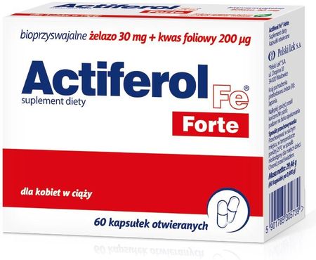 Actiferol Fe Forte 60 kapsułek