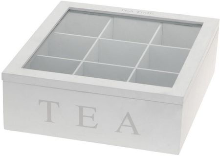 4Home Pudełko Na Herbatę Tea Biały (108621)