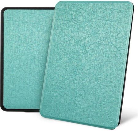 Alogy Leather Smart Case Kindle Paperwhite 4 niebieskie z połyskiem Niebieski (34997)