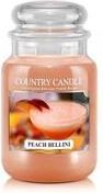 Country Candle Peach Bellini Duży Słoik Z 2 Knotami 652 G 
