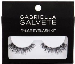 Gabriella Salvete False Eyelashes SPF30 Sztuczne rzęsy 1para + Klej do rzęs 7g Black
