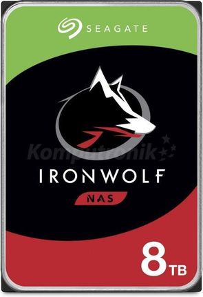 SEAGATE IRONWOLF 8TB 4TB 2 セット Dysk twardy Seagate IronWolf 8TB SATA 6 Gb/s (ST8000VN004