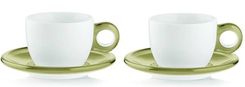 Guzzini Gocce Kpl 2 Filiżanek Do Cappuccino Piaskowe Brązowy