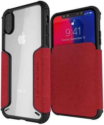 Etui Exec 3 Apple iPhone Xs czerwony (4493_GUHCPXPMPT10351754)