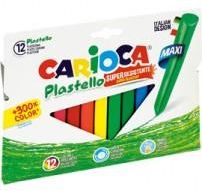Carioca Kredki Plastello Jumbo 12 Kolorów 42671