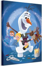 Olaf'S Frozen Adventure Characters Obraz Na Płótnie 60X80Cm