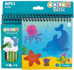 Zdjęcie Apli Kids Ocean Kolorowanka 45 Stron Z Kredkami - Brzeszcze