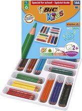 Zdjęcie Kredki Ołówkowe 12 Kol 144 Szt Eco Triangle Bic - Kórnik