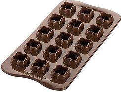 Silikomart Forma Do 15 Czekoladek Silikonowa Choco Game 3D Brązowa - Foremki do czekoladek