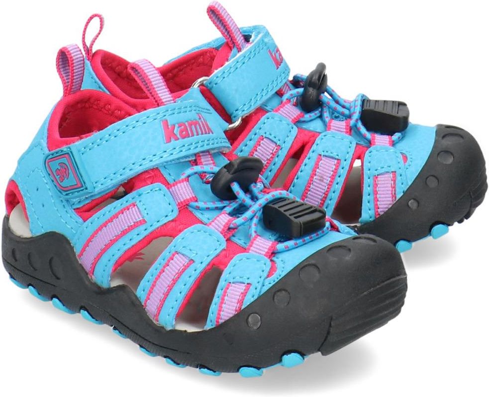 Kamik Crab Sandały Dziecięce HHK9594 TE2 Niebieski Ceny i