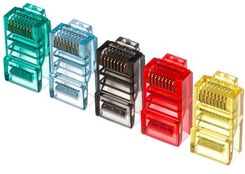 NETRACK wtyk RJ45 8p8c UTP linka, kat. 5e (100 szt), MIX (105-50MIX)