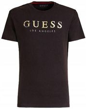 czarny t shirt guess