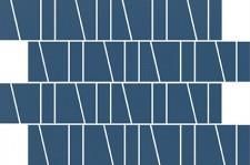 Cersanit Zambezi Blue Trapeze Mosaic Mat. 20X29,9