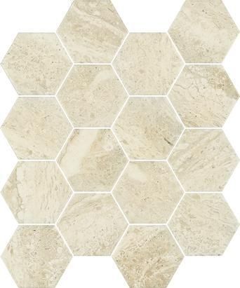 Paradyż Sunlight Stone Beige Hexagon Mozaika 22X25,5