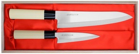 Satake Cutlery Satake Megumi Zestaw Nóż Uniwersalny + Szefa (Hg8166W)
