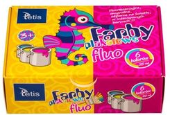 Zdjęcie Tetis Farby Plakatowe Fluorestencyjne 6 Kolorów 20Ml. - Tomaszów Lubelski