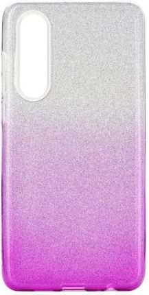 Etui SHINING Samsung Galaxy A50 A505 Clear / Pink (5901737996381)