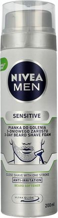 Nivea Men Sensitive Pianka do golenia 3-dniowego zarostu 200ml