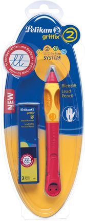 Pelikan Ołówek Dla Leworęcznych Griffix 2 Red